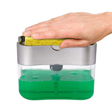 Soap Pump Dispenser with Sponge Holder