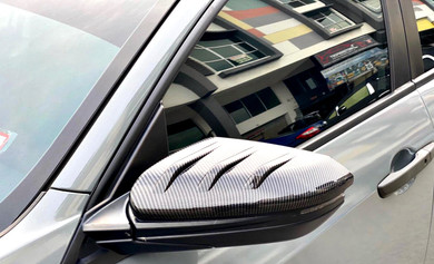 Carbon Fiber Mugen Style Side Mirror Cover 2016+ Honda Civic