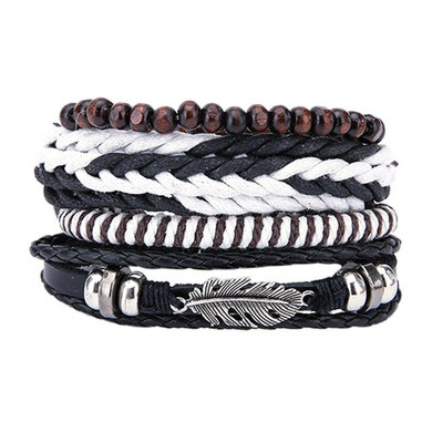 Bracelets & Bangles men leather bracelets Pulseira Masculina Jewelry Charm Bileklik Pulseiras Boyfriend Girlfriend