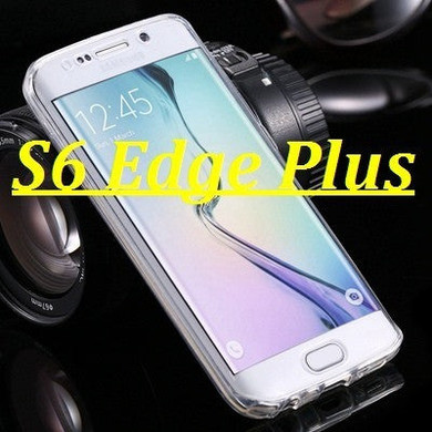Phone Case For Samsung Galaxy S6 Edge Plus Cases Transparent Full Coverage Capa for S6 Edge 360 Protective Soft TPU Fundas Bags