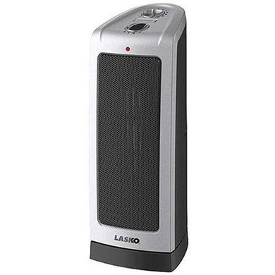 Lasko Electric Oscillating Ceramic 1500-Watt Tower Heater, 5307