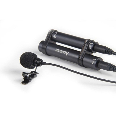 Aputure A.lav professional omnidirectional lavalier microphone used with mobile, recorder other equipment for recording
