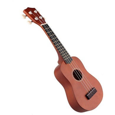 Mini Vintage 21" Acoustic Soprano Hawaii Rosewood guitar 4 Strings Ukulele Cuatro Musical Instrument Coffee for Student