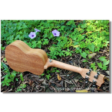 Soprano Acoustic Electric Ukulele 21 Inch Guitar 4 Strings Ukelele Guitarra Handcraft Wood White Guitarist Mahogany Plug-in Uke