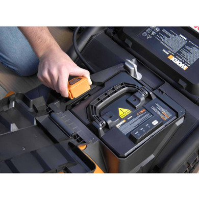 WORX WG775 14" Cordless Electric-Powered Lawn Mower