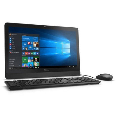 Dell Black Inspiron 3052 All-in-One Desktop PC with Intel Pentium N3700 Processor, 4GB Memory, 19.5" touch screen, 500GB Hard Drive and Windows 10