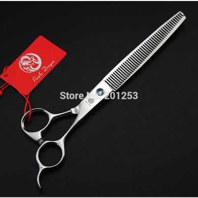 Pet Grooming Scissors Set 8 Inch Professional JP440C Dog Shears Hair Cutting Straight + Curved + Thinning Scissors LZS0378