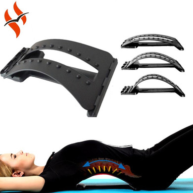 Multi-Level  Back Massage Stretching Magic Back Support Stretcher Plus Waist Relax Mate Device Fitness Equipment