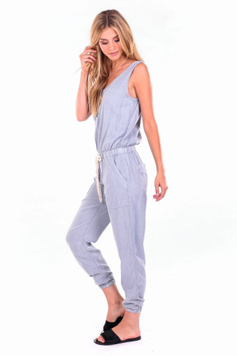 YFB On The Road Lynn Jumpsuit | Silver Blue