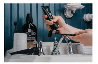 HELLO Activated Charcoal Whitening Toothpaste-Fluoride Free