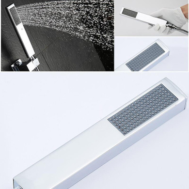 Designer Shower System Set Flat Rain, Waterfall, Wall Mount - TESSA