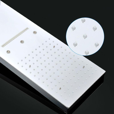 Rain / Waterfall Shower Set System 22 Inch with Temperature controlled LED - NEVIA