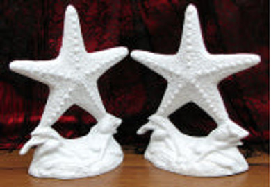 Cast Iron Star Fish Book End Set/2