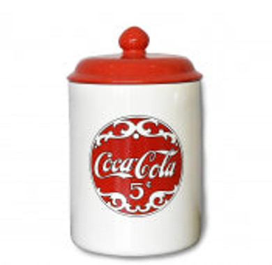 Coca Cola 5¢ Ceramic Cookie Jar