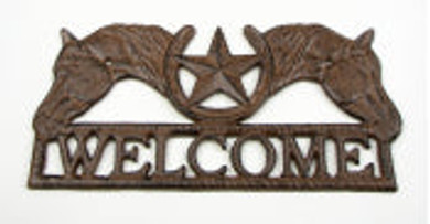 Horse Star Welcome Cast Iron Horse Star Welcome Cast Iron