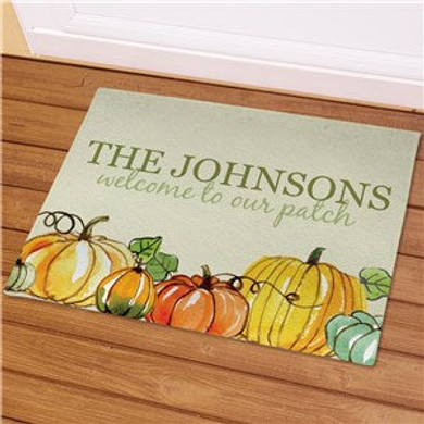 Personalized Welcome To Our Patch Doormat