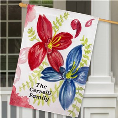 Personalized Welcome House Flag