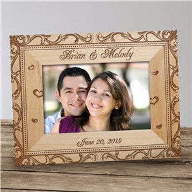 Personalized Wedding Couple Picture Frame