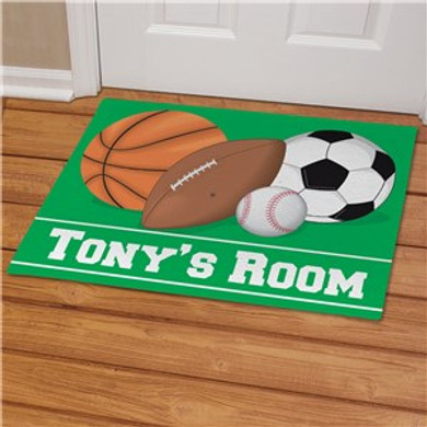 Personalized Sports Fan Doormat