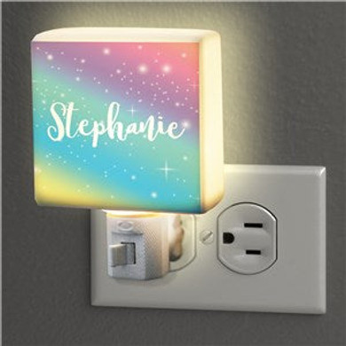 Personalized Rainbow Night Light