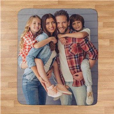 Personalized Photo 50x60 Sherpa Blanket