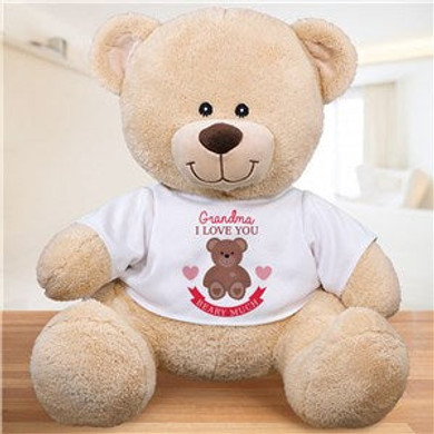 Personalized I Love You Beary Much Sherman Bear