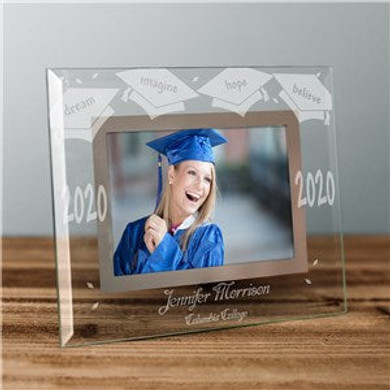 Personalized Graduation Glass Picture Frame