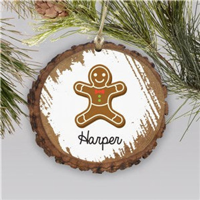 Personalized Gingerbread Christmas Cookies Ornament