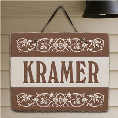 Personalized Family Slate Plaque