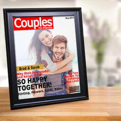 Personalized Couple's Magazine Cover