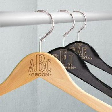 Monogram Wedding Hangers