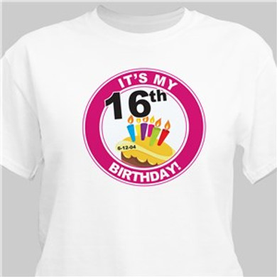 It's My Birthday Personalized Birthday T-Shirt