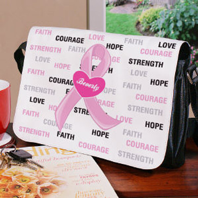 Hope and Love Breast Cancer Awareness Shoulder Bag Hope and Love Breast Cancer Awareness Shoulder Bag