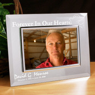 Forever In Our Hearts Memorial Mirror Picture Frame