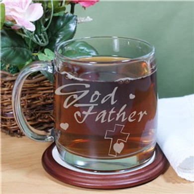 Engraved Godfather Glass Mug