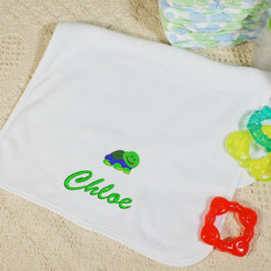 Embroidered Baby Burp Cloth