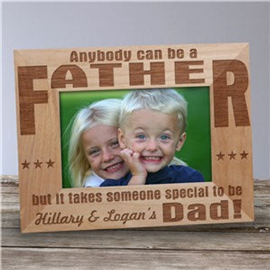 Dad Personalized Wood Frame