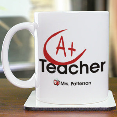 A+ Teacher Coffee Mug