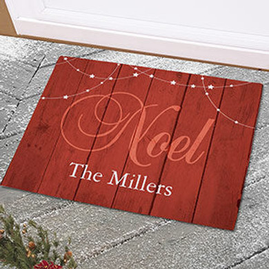 Personalized Noel Welcome Doormat