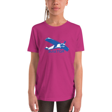 FunkyPilot Aviator Youth Short Sleeve T-Shirt