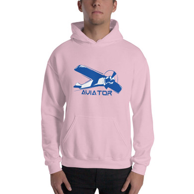 MEN'S AVIATOR FRONT POUCH POCKET HOODIE
