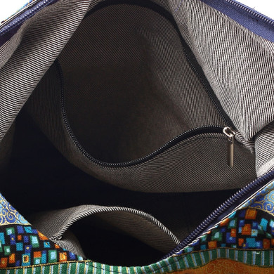 Cotton Shoulder Bohemian Style Messenger Bag Elephant Print Crossbody Bag