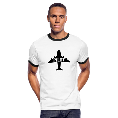 Men's Ringer T-Shirt, Pilot