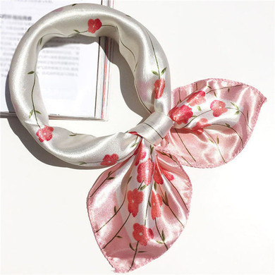 Soft Silk Square Scarf Headband