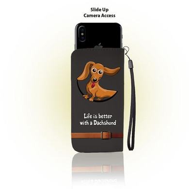 Dachshund Wallet Case For iPhone & Samsung