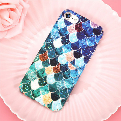Colorful 3D Scales Phone Case For iPhone 8 & 8 Plus