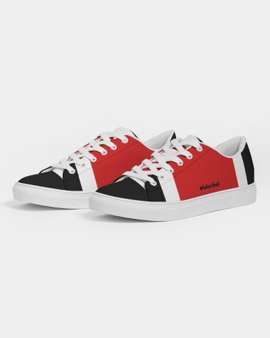 Wakerlook Women's Faux-Leather Sneaker