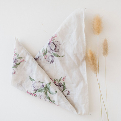 Boho Bandana Face Mask Ivory