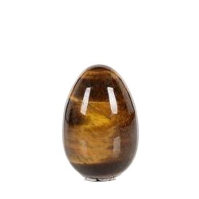 Undrilled Tiger's Eye Yoni Egg