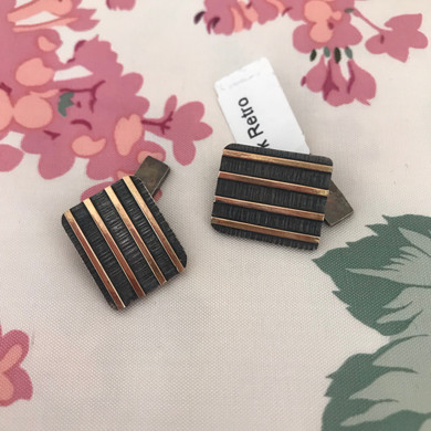 Modern Silver & Gold-tone Cufflinks